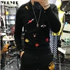 Men's Causal Christmas Pullover  Embroidery Printed Knitted Jumper Trend Sweaters Slim Fit High-Quality Winter New Male Clothes 2