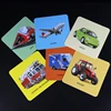10 Style Kids Learning Spanish Frutas/Animales/Verduras Tarjetas Cognitive FlashCards Montessori Educational Card For Children 4