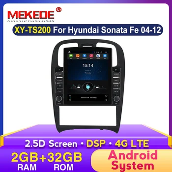 

TOP! Tesla screen Android Car GPS Navigation Radio Multimedia Player for Hyundai Sonata 2004-2012 support Carplay WIFI BT OBD