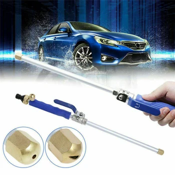 

2 In 1 Water Spraying Tool Brass High Pressure Power Washer Nozzle Blue Vehicle Durable And Pratical