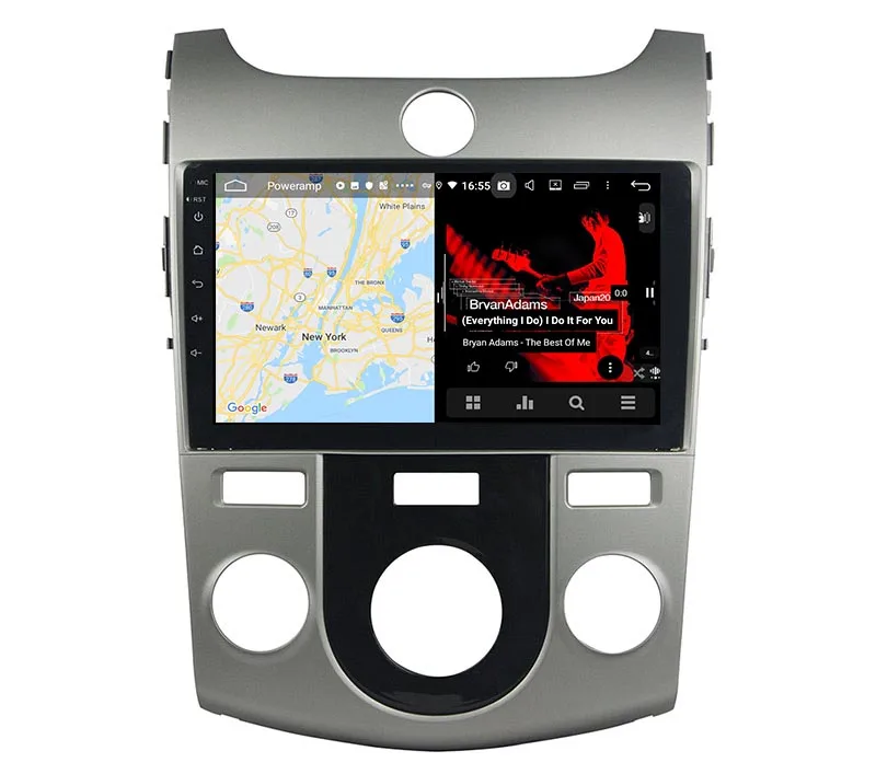 Discount Belsee 9" DSP Android 9.0 Car DVD Multimedia Player Radio GPS Navigation for KIA Forte Cerato K3 2008 2009 2010 2011 2012 2013 3