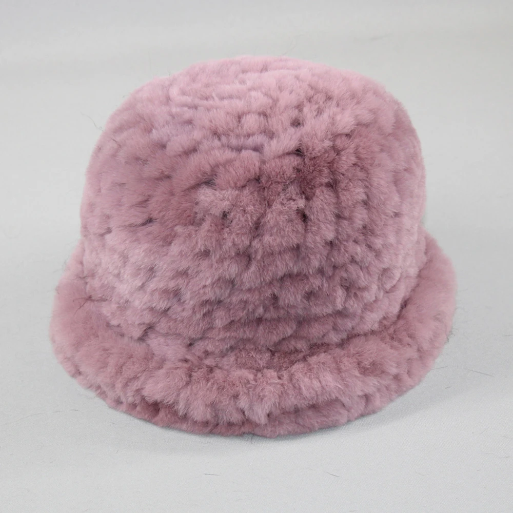 Роскошный натуральный мех, зимняя женская шапка, настоящий мех кролика, женская теплая шапка с ушами, модные меховые шапки хорошего качества для девочек, розничная