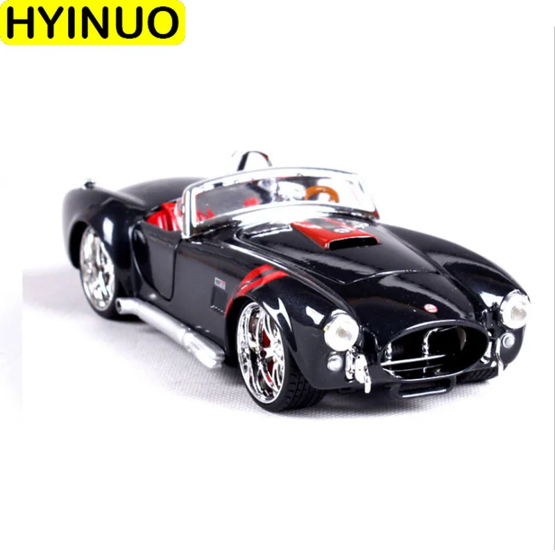 Модель в масштабе 1/24 литая металлическая модель 1969 высокий Ford Shelby Cobra