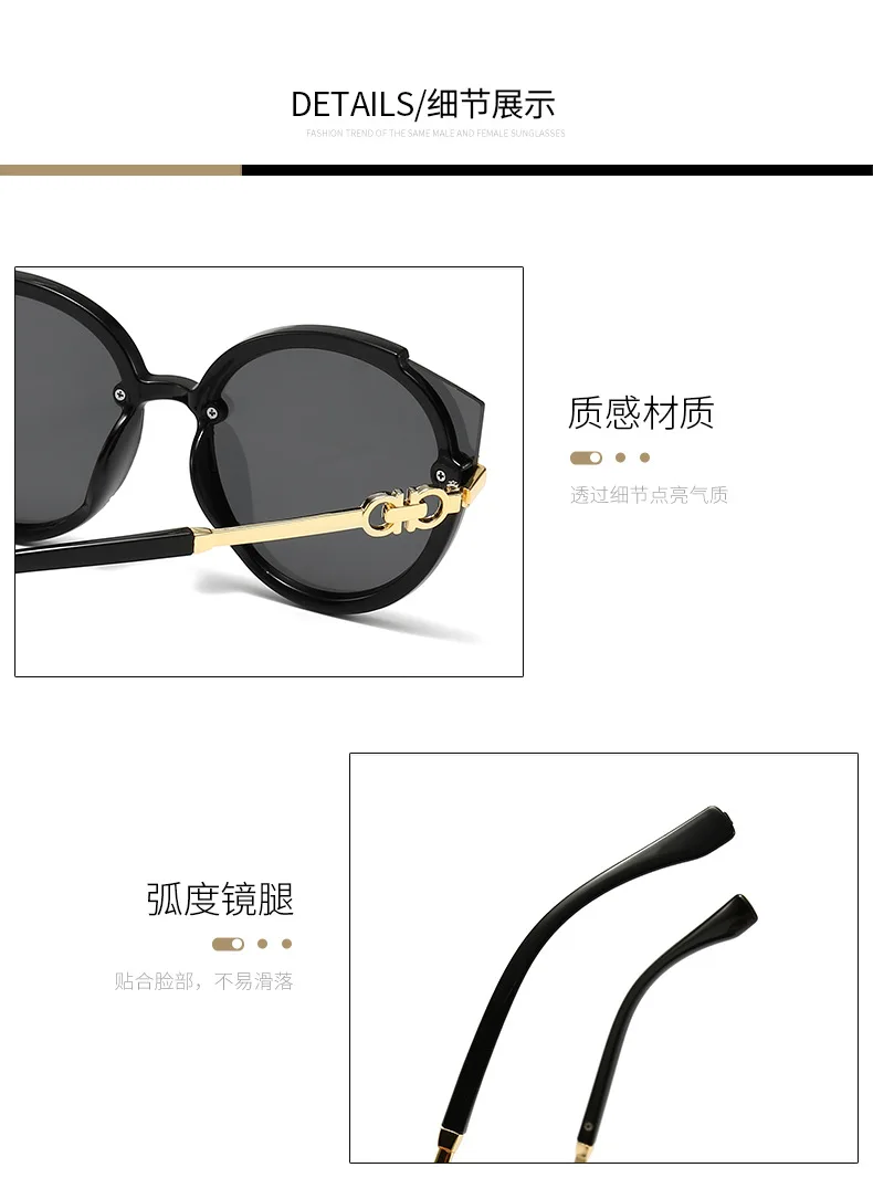 MAYTEN Women Round Sunglasses 2022 Luxury Brand Designer Cat Eye Sun Glasses Men Vintage Eyelasses Black Shades UV400 Female New big round sunglasses