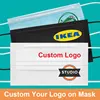 New Custom Mask Disposable Face Mask Custom Logo Masks Print Disposable Masks Protective Mouth Caps Mascarillas Design Filter 1