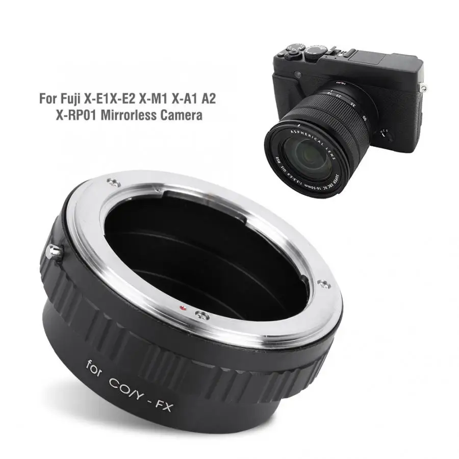 Металлическое Крепление объектива адаптер кольцо поддержка Contax для Yachica CY/YC объектив подходит для Fuji FX камеры поддержка ручной фокусировки