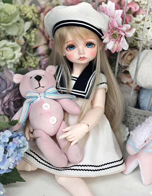 

1/4 scale nude BJD doll Cute girl Giant baby BJD/SD Resin figure doll Model Toy gift.Not included Clothes,shoes,wig A0385Mignon