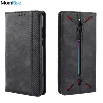 Перейти на Алиэкспресс и купить Для ZTE Nubia Red Magic 3 3S / 5G Чехол-книжка кошелек винтажный Тонкий Магнитный кожаный флип-чехол с подставкой для карт мягкий чехол для телефона