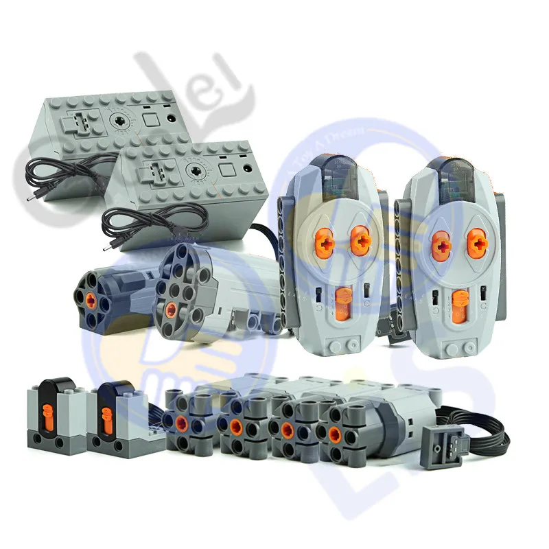 Just PF Parts Set Новое An4WD радиоуправляемое Багги строительные блоки части совместимый с лего MOC 19517 игрушки Набор DIY Развивающие детские подарки на день рождения - Цвет: Just PF Parts Set
