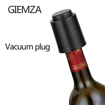 

GIEMZA 3pcs Vacuum Plug Date Scale Press Wine Stopper Botter Corks Plastic Sealed Cork Keep Fresh Anti-oxidation