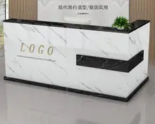 

Cashier counter simple modern clothing convenience store corner reception desk shop small bar table commercial