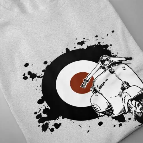 Винтажная футболка для скутера GS Vespa Soul, новинка уличная одежда для мужчин, Crewneck Piaggio Camiseta