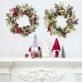 

New Christmas Christmas Ordinary Decoration Small Wreath Christmas Small Wreath Decoration