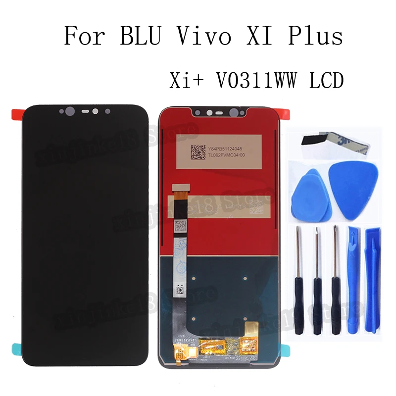 

6.2" new high quality For BLU Vivo XI Plus V0311WW LCD Display Touch Screen Digitizer Assembly for Blu Vivo Xi + Repair parts