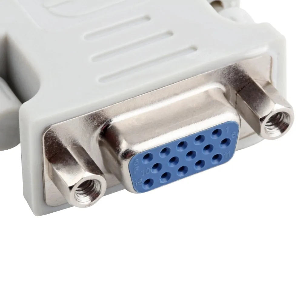 2016 новейшее подключение компьютеров с DVI к VGA конвертерные разъемы аналоговым