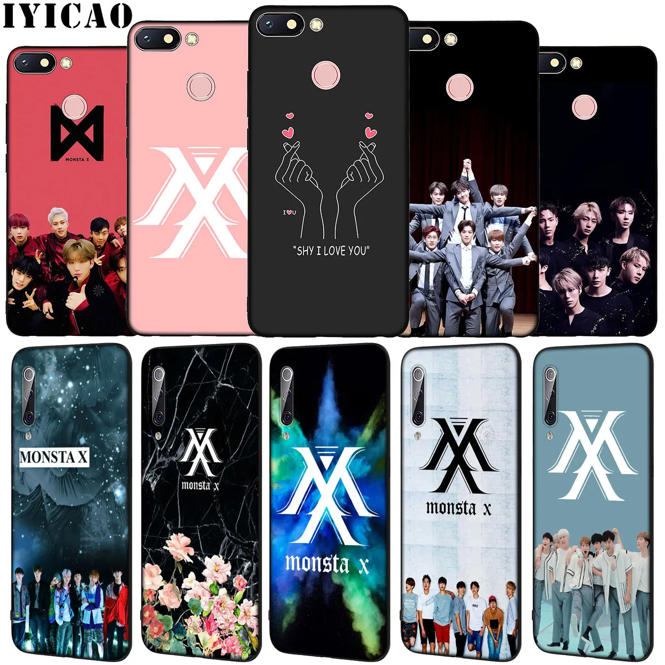 Мягкий силиконовый чехол IYICAO MONSTAX Monsta X kpop для телефона Xiaomi Redmi Note 8 8T 8A 7 7A 6 6A 5 5A GO S2