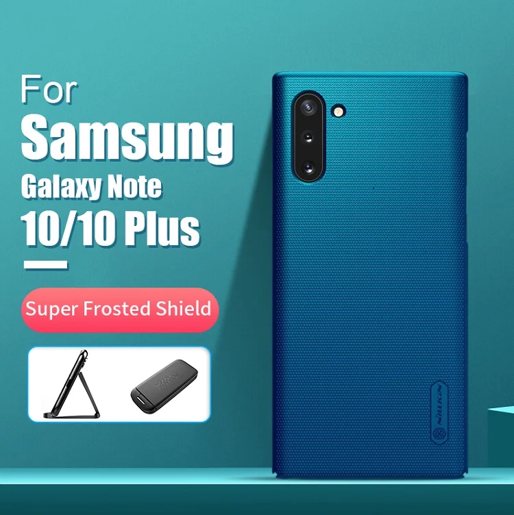 Чехол для samsung Galaxy Note 10 NILLKIN матовый PC матовый жесткий чехол и держатель для телефона для samsung Note 10+/Note 10 Plus