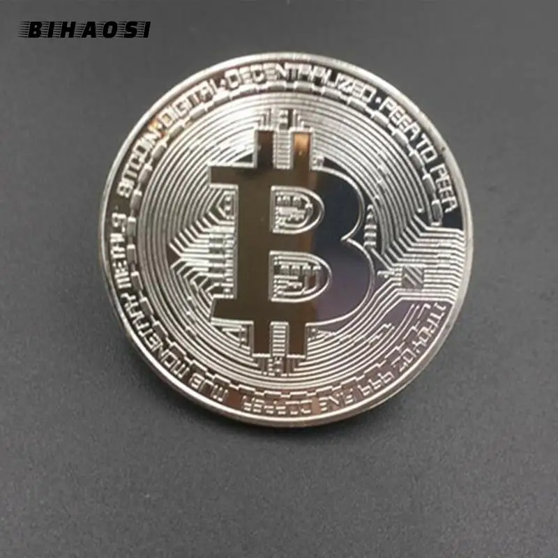 

Bitcoin Commemorative Medal digital virtual coin metal crafts economic commemorative coin bitcoin virtual coin collection