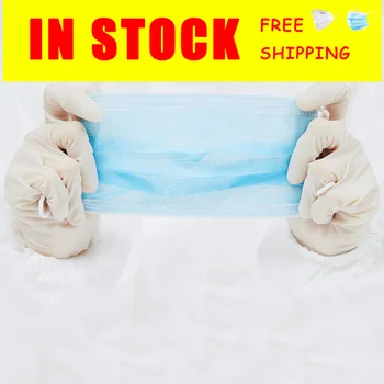 

Disposable Face Masks Protective Mask 3 Ply Filter Dustproof Nonwoven Elastic Earloop Mouth Face Masks