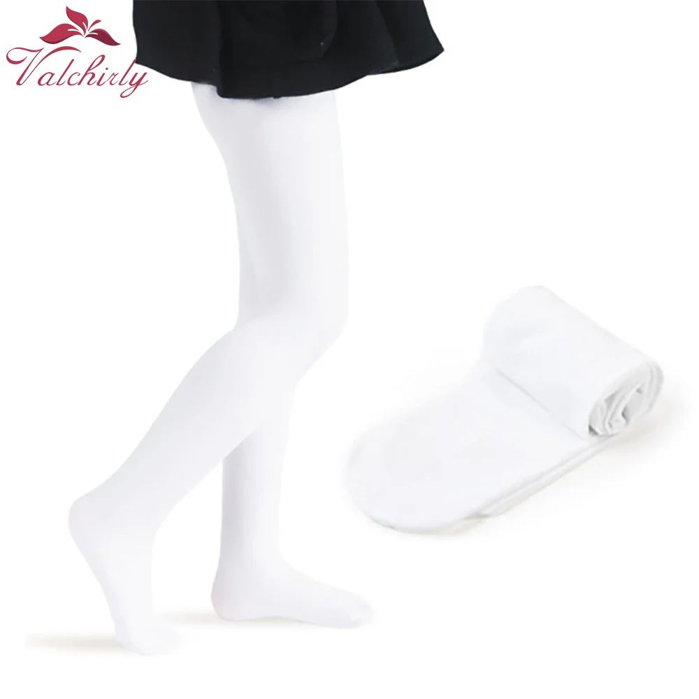 

Girls Ballet Dance Velvet Tights Children Microfiber Thermal Velure 90D Stockings Seamless Kids Pantyhose