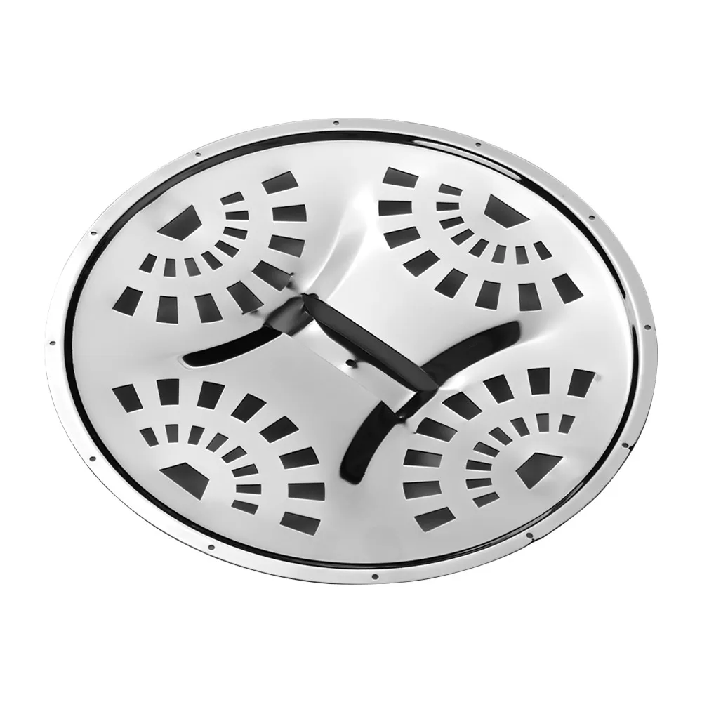 

Chrome Plated Metal Guitar Cover Plate for Dobro Resonator Guitar Replacement Parts