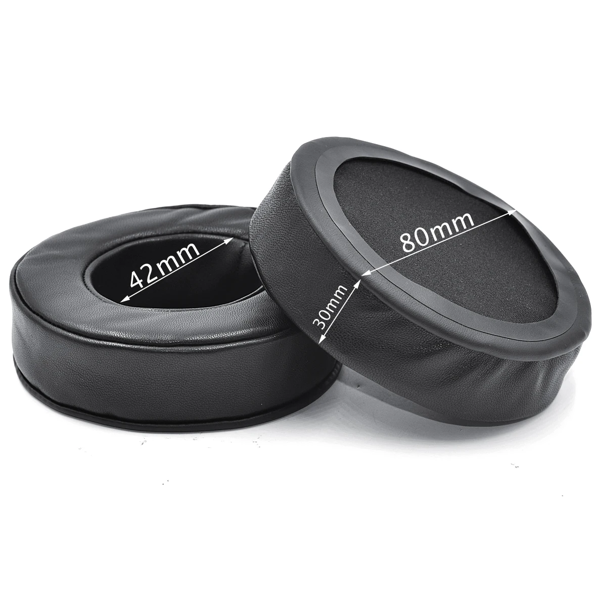 80mm Наушники Defean из овечьей кожи с эффектом памяти, все размеры для Sennheiser, AKG, HifiMan, athh, Philips, Fostex, sony - Цвет: 80mm