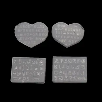 

2Pcs 3mm Small Size Numbers Letters Mold Pendant Resin Silicone Molds Resin Message Fillings Making Jewelry Making Tools