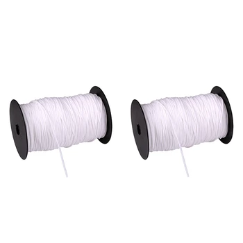 

2PCS, 1 Roll 220M, 3mm Elastic Rope Stretch Rope, Used for Jewelry Production, Masks, DIY Production