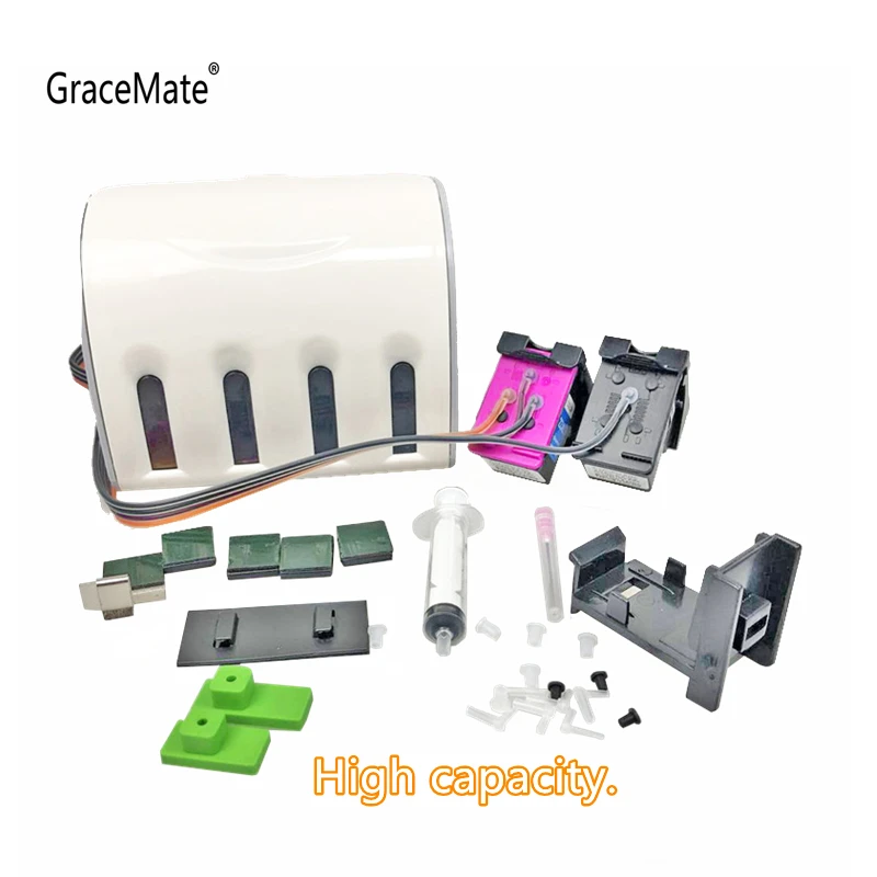 Совместимая чернильная система GraceMate для замены HP 302 XL Deskjet 2130 2135 1110 3630 3632 Officejet 3639