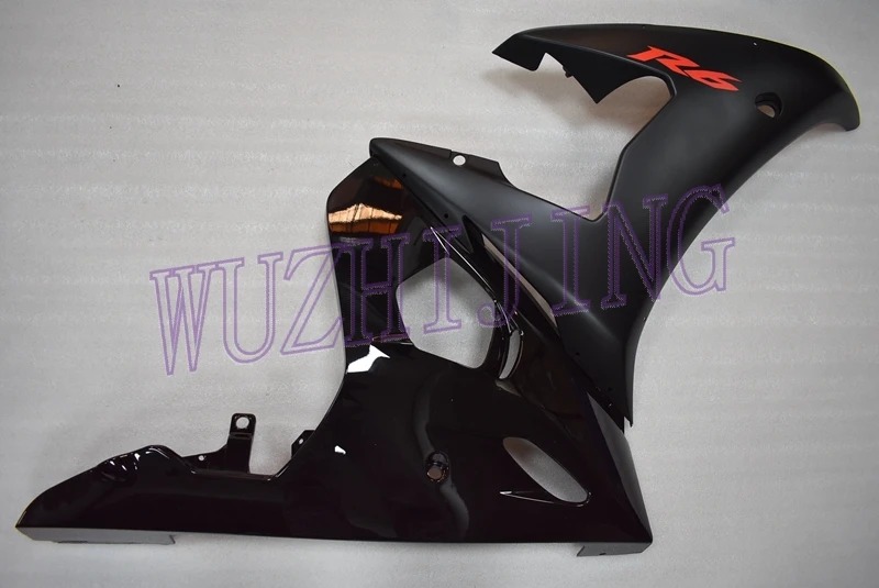 Кузов YZFR6 04 05 Abs обтекатель YZFR6 2004 черные наборы для гостинцев для YAMAHA YZFR6 2003-2005
