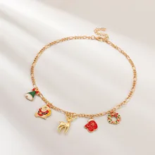 ZG Рождественский браслет подвеска с Санта Клаусом Рождественский орнамент подарок Кошмар перед Рождеством