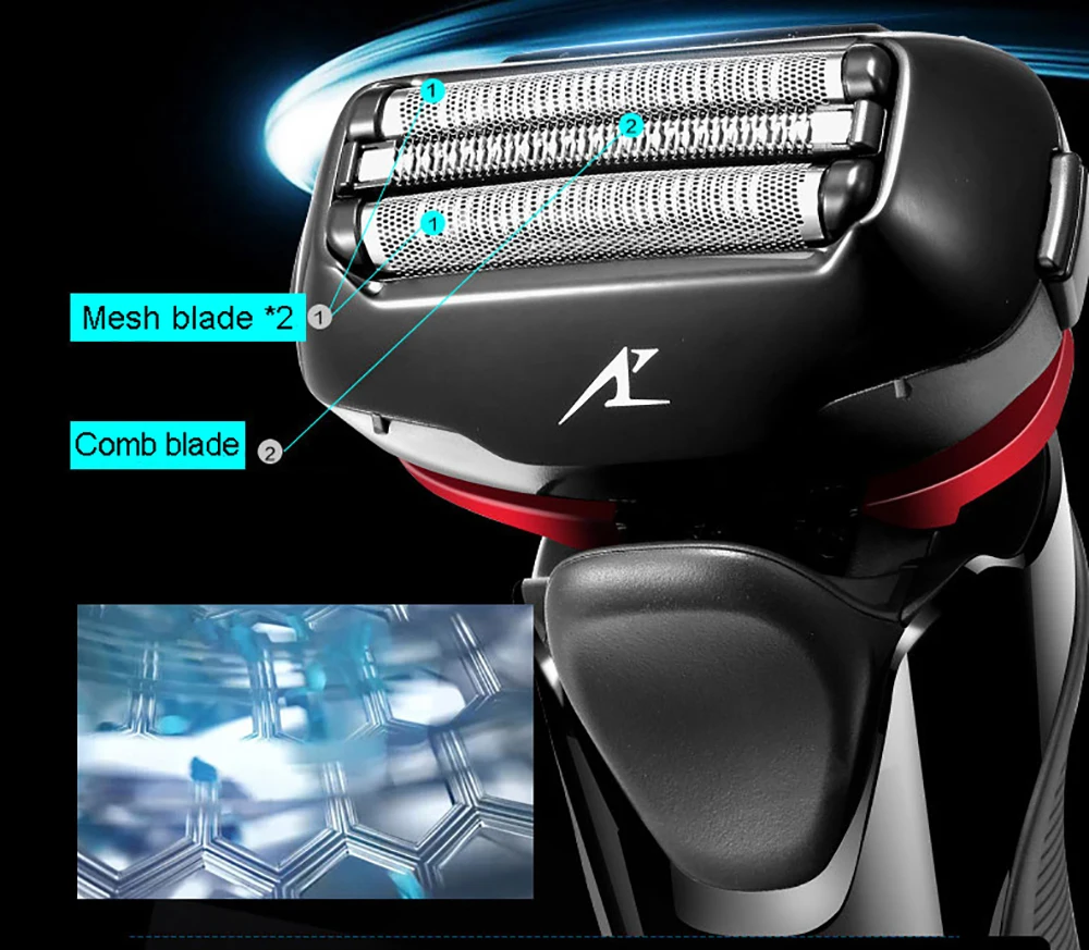 Panasonic оригинальная ES-LT2A электробритва перезаряжаемая 3D плавающая режущая головка Водонепроницаемая быстрая бритва зарядное устройство для мужчин