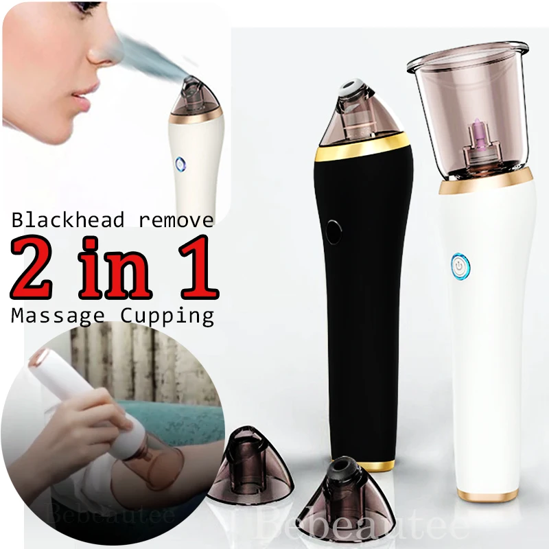 

Sucker Clove Cupping Massage 2 in 1 Device to Remove Black Dot Draws Take Remocedor Blackhead Multifuncional Cleaning Instrument