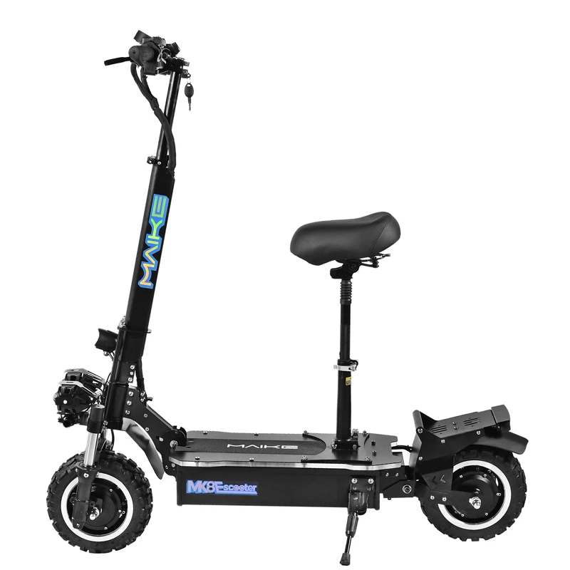 

MK8 Wholesale maike mk8 high quality 3200w electric scooter 11inch off road tire with removable seat