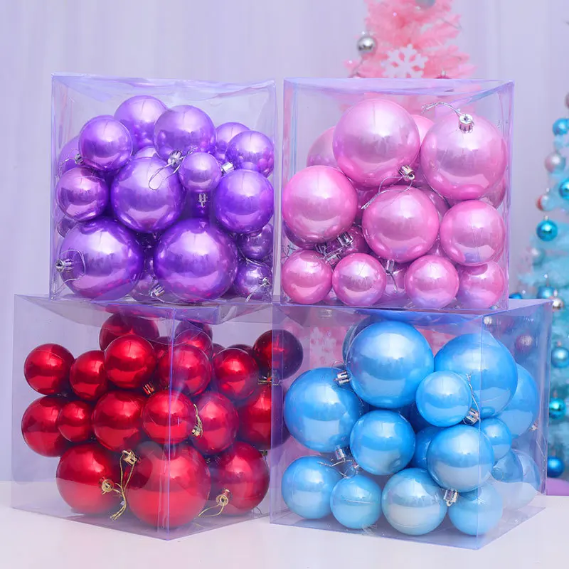 37 шт./партия шары для рождественской елки, подвесные украшения на окно, висячий шар, орнамент, нарядное жемчужное украшение на Рождество