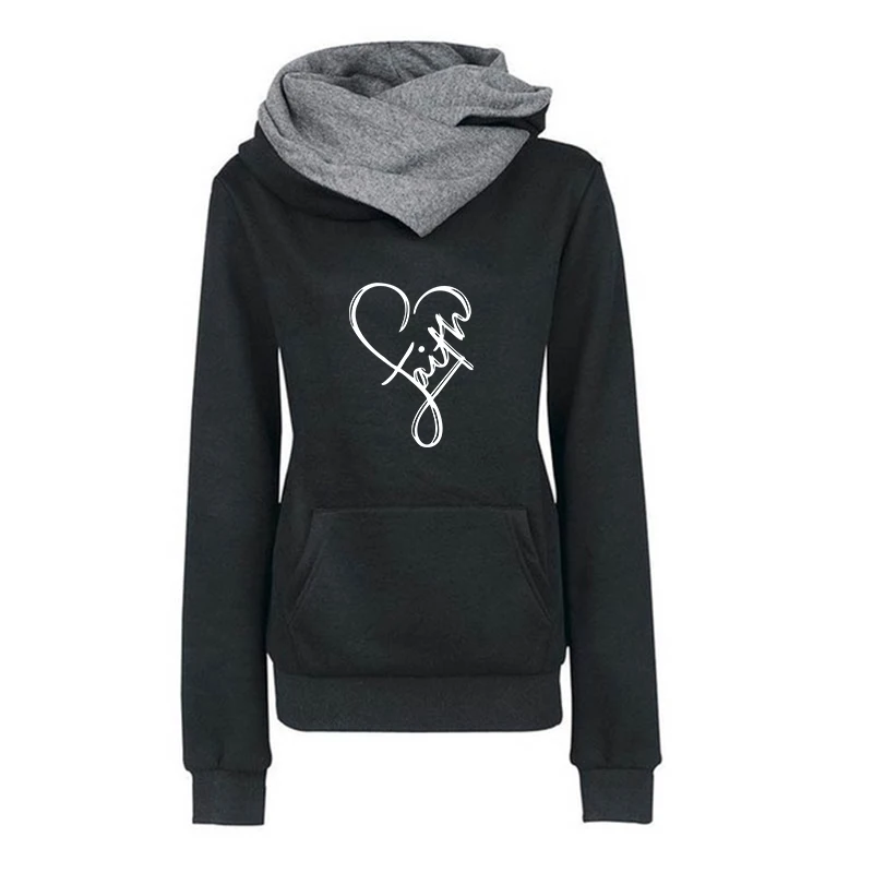 Causal Harajuku Print Women Hoodies Long Sleeve Pullovers Sweatshirts Hooded Sweatshirt Ladies 2021 Spring Autumn Clothes Tops