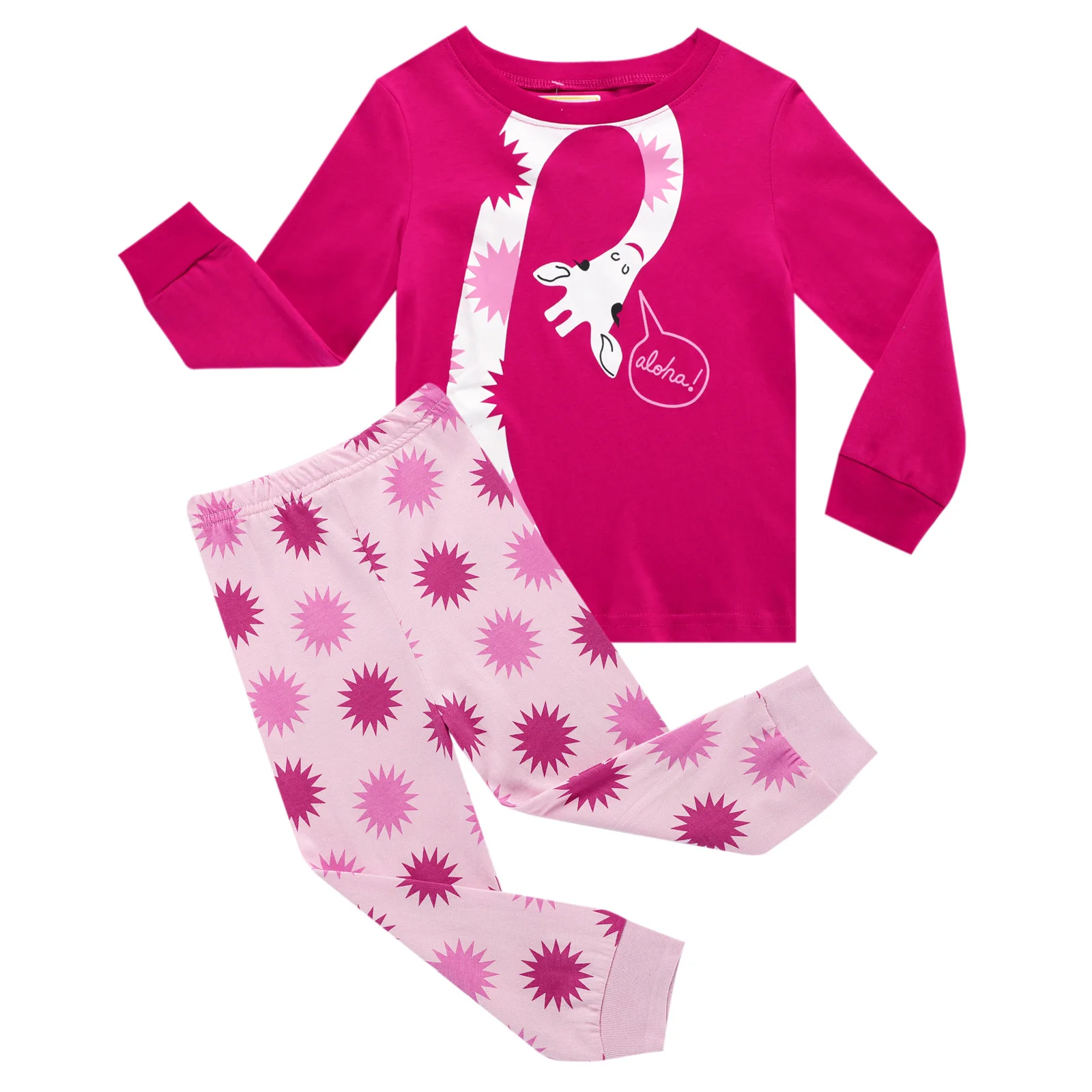 

2019 Winter New Style Children Autumn And Winter Christmas Hot Selling Childrenswear Men And Women Baby Warm Two-Piece Set