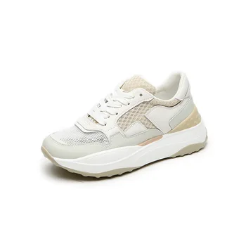 

Women's fashion trend wild summer single shoes net thick platform sports and leisure Clunky Sneaker