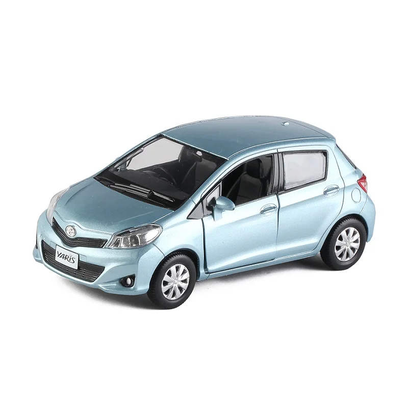 Точная имитация эксклюзивный Diecasts& Toy Vehicles: RMZ city автомобильный Стайлинг TOYOTA Yaris 1:36 литой под давлением автомобиль модель оттяните назад Автомобили