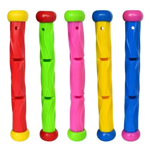 5Pcs Diving Rod Кольцо для дайвинга море растение стержень летний бассейн подводная игра метание Найти игрушки - Цвет: 5Pcs Diving Rod