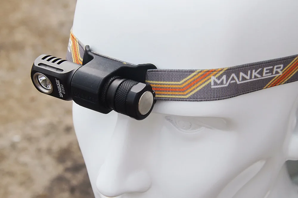 Manker E03H AA налобный фонарь 350LM CREE XP-L/Nichia 219C светодиодный Угловой фонарь с оголовьем, магнитным хвостом, реверсивным зажимом