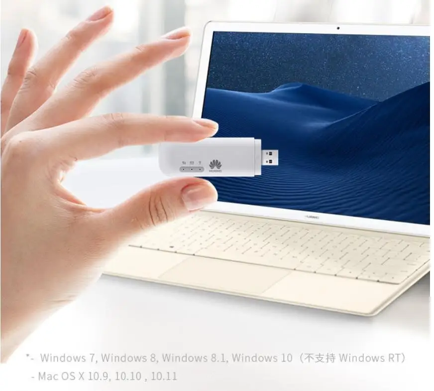New Huawei accompanied by WiFi2mini portable network card 4g plug-in card laptop Internet access carport car terminal e8372h-155