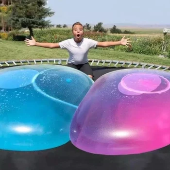 

Outdoor Funny Bubble Ball Air-Filled or Water-Filled TPR Balloon Toy for Kids Adults Soft Squishy Balloon Rubber Ball Toy