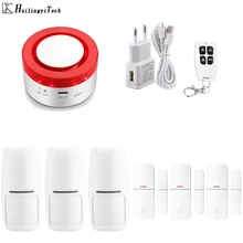 Tuya Smart Life Домашняя безопасность Интеллектуальная англо-рус переключаемый Беспроводной домашней безопасности WI-FI GSM GPRS GSM сигнализация системы приложение Дистанционное Управление