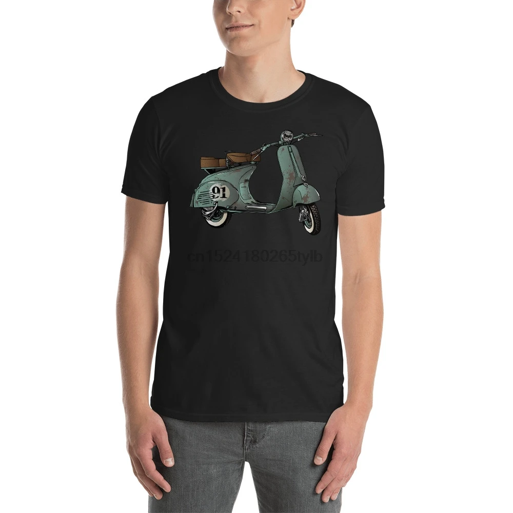Vintage Scooter Italy Motor Race Motorcycle Bike Biker Retro Unisex T-Shirt |