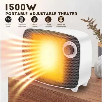 

1500W Mini Electric Heater Warm Air Fan Portable Space Home Office Winter Warmer Fan Air Heater Stove Radiator Warmer Machine