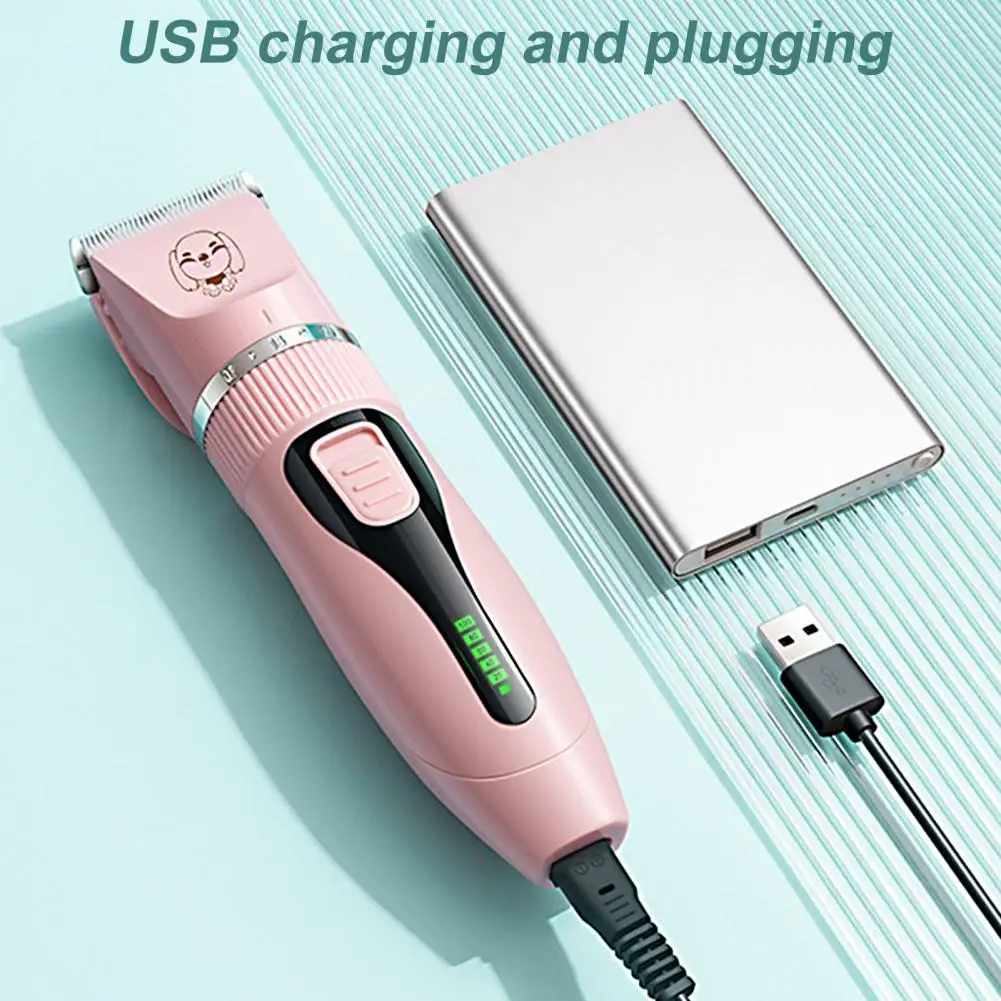 1 Set Pet Hair Shaver Machine Electrical Dog Hair Trimmer 33 Teeth Pet Dog Cats Grooming Electric Razor Machine