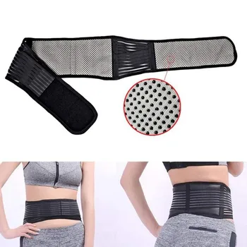 

Adjustable Tourmaline Self Heating Magnetic Therapy Back Waist Support Belt Lumbar Brace Massage Band Health Keep Warm In Winter