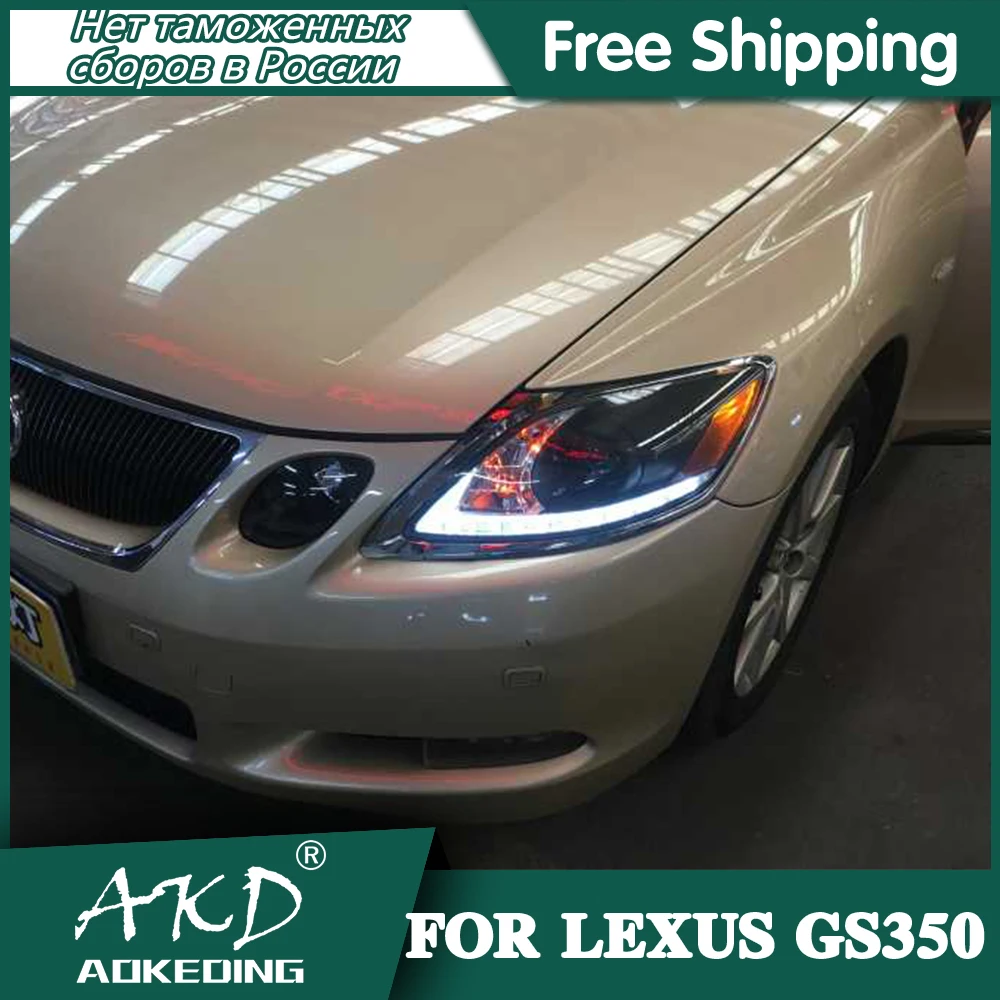 Headlights For Lexus Gs350 20042011 Gs300 Drl Day Running Light Head