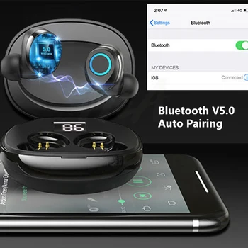 

X7 Bluetooth V5.0 wireless headset mini headset Bluetooth wireless headset hands-free headset with stereo Hifi control